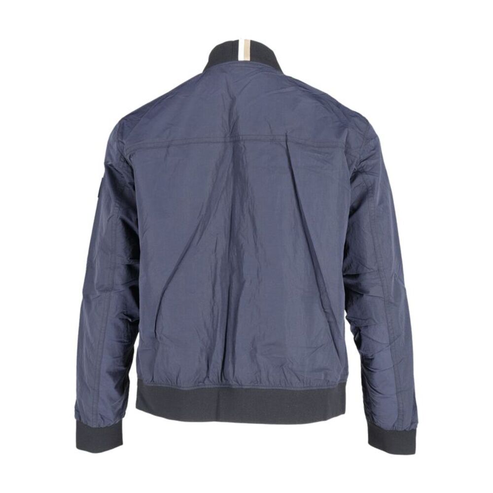 Boss Bomber Jacket in Navy Blue Polyamide - Picture 3 of 3
